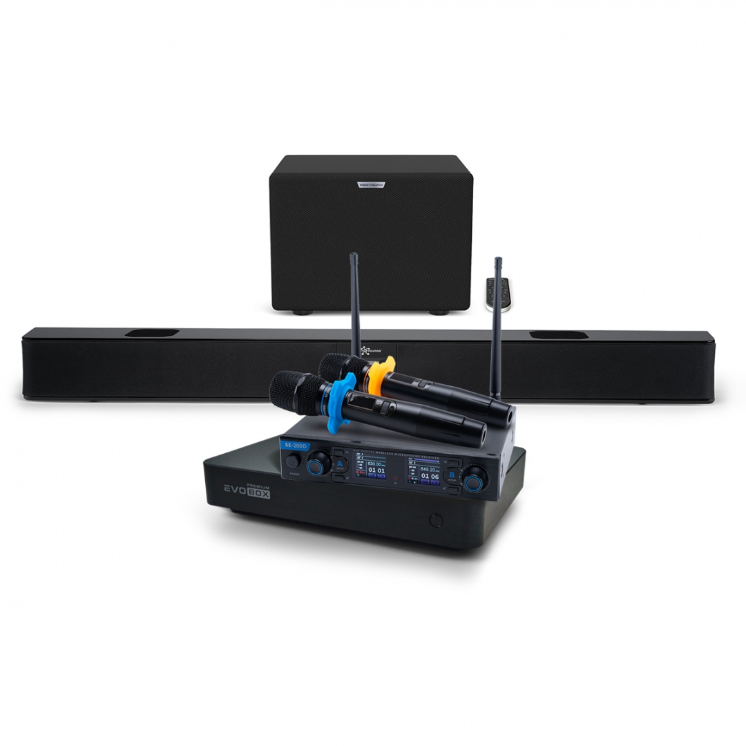 Hi-End караоке-система EVOBOX Premium + EvoSoundBar (саундбар с караоке) в Каменск-Уральске