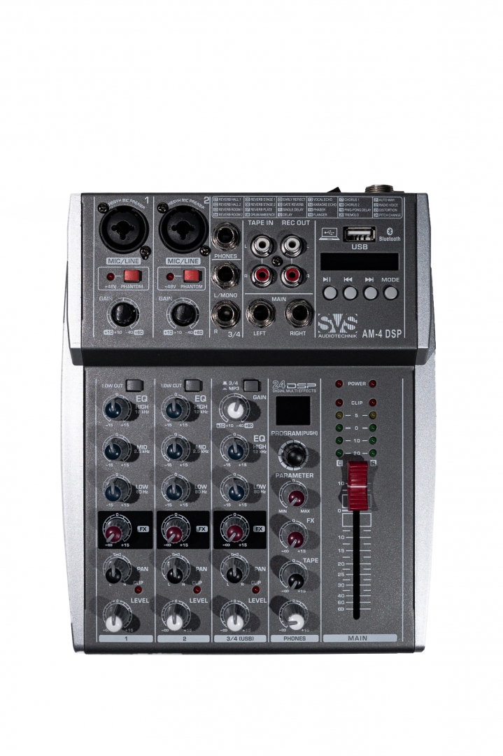 SVS Audiotechnik mixers AM-4 DSP Аналоговый микшерный пульт, 4-канала в Каменск-Уральске