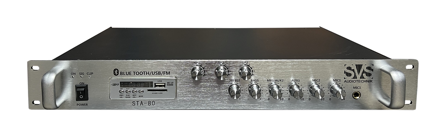 SVS Audiotechnik STA-80 Микшер-усилитель для систем Public Address в Каменск-Уральске